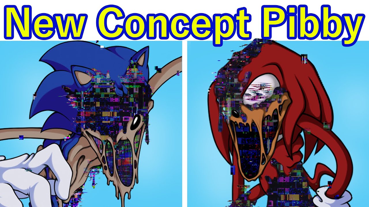 NEW Pibby Leaks Concepts SONIC EXE FNF Mod Come And Learning With