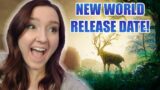 NEW WORLD RELEASE DATE & NEWS FINALLY! | New World MMO Game by Amazon Games