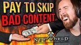 Amazon's Plan to Sabotage own MMO & Sell Boosts! Asmongold Reacts to KiraTV on New World Cash Shop
