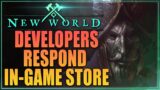 New World Devs Respond! | In-Game Shop and Microtransactions!