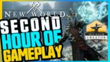 NEW WORLD – Second 1 Hour of Gameplay (No Commentary) +giveaway in description