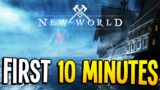New World: First 10 Minutes of Amazon's New World | New World Gameplay
