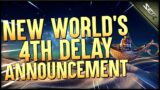 Fourth Delay for Amazon's New World MMORPG & Caution About Expectations, Datamining Zones/Weapons