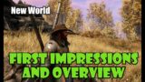 [New World] Closed Beta Overview and First Impressions | Game World, Combat, Life skills and More