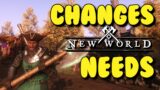 New World Needs These Changes BEFORE Launch! (Amazon Games New MMORPG)