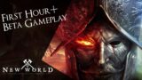 The First Hour Plus of New World | Beta Gameplay