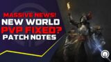 Did Amazon FIX New World's PvP Issues? | Release Patch Notes