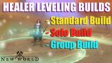 New World Healer/Lifestaff Leveling Build | Solo Build | Group Build | Standard build