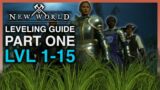 New World Leveling Series! Part 1 Early Game Level 1-15