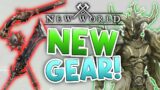 New World: Next Weapons Teasers! New & Upcoming Armor & Weapon Skins! Pets!