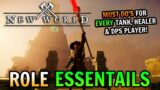 New World Role ESSENTIALS – Things EVERY Tank, Healer & DPS Need To Know!