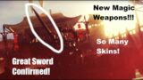New World Update! Greatsword Confirmed and New Magic weapons!