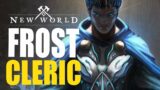 New World's BEST Starting HEALER Build ❄️FROST CLERIC❄️Powerful Life Staff / Ice Gauntlet Build!