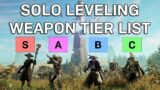 Solo Leveling Weapon Tier List – New World