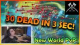 30 Kills in 3 Sec [New World PvP] | New World Highlights #5 |