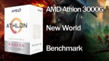 AMD Athlon 3000G New World CPU Test (Stock/OC/iGPU/GPU) Radeon Vega 3 + RX570 Benchmark Gameplay