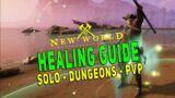 BEST FOCUS HEALER BUILD? New World Healer Support Guide | Solo, Dungeon & PvP Build – How To Heal
