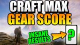 Crafting MAX Gear Score ARMOR! INSANE RESULTS! New World MMO Crafting & New World Crafting Late Game