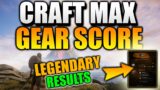 Crafting MAX Gear Score ARMOR! LEGENDARY CRAFT New World MMO Crafting & New World Crafting Late Game