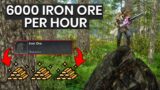 Get Iron Ore In New World Easy & Fast Best Location! (6000+ Iron Per Hour Guide)