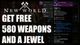 Get Your Free 580 Weapons And Jewel – New World