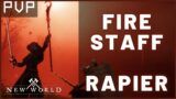 HIGHLIGHTS RAPIER & FIRE STAFF – New World PvP #10