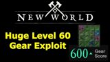 HUGE New World cheat, get 600 gear score faster using this daily loot exploit