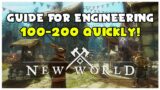 How To Lvl Engineering 100-200 The Best Way! | New World Guide