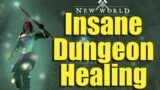 INSANE Dungeon PvE Healing Build!! | New World