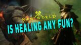 IS HEALING FUN IN NEW WORLD? I Heal My First Dungeon (Amrine Expedition) – Focus Support Gameplay