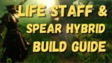 LIFE STAFF & SPEAR HYBRID BUILD GUIDE! NEW WORLD PVP/PVE OVERPOWERED BEST WEAPON COMBO?