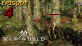 Let's Play New World – FULL RELEASE – Part 4 – Sword and Shield / Warhammer – Gameplay Walkthrough
