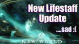 NEW LIFESTAFF Changes | PASSIVE NERFS & Impressions From a Healer | New World Patch Notes and Update