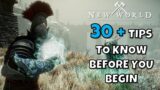 New World: 30+ Tips to know before launch.