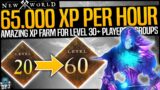 New World: 65k XP PER HOUR FARM – Amazing For Weapons & Character Level – Lv30+ / Group Farm Guide