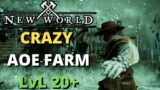 New World Crazy AOE Farm Spot Lvl 20+ Fast EXP, Items, Azoth!