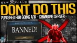 New World: DONT DO THIS! – AFK BANNING? – Changing Servers With Character – New World On Console?