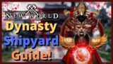 New World Dynasty Shipyard Full Dungeon Guide Series! Quests & Bosses!