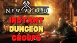 New World Easy Dungeon Groups, Tanking Could Be For You!