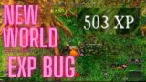 New World Has a Crazy Exp Bug!!