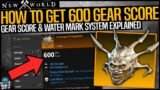New World: How To Get 600 Gear Score Weapons / Armor – Gear Score & Water Mark System Explained