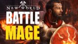 New World INVINCIBLE Sword And Shield / Fire Staff Build – BATTLEMAGE – INSANE AOE Damage + Healing
