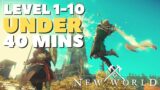 New World – Leveling 1-10 in Under 40 Minutes