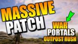 New World MASSIVE UPDATE! PATCH NOTES! OUTPOST RUSH, Corrupted Portals, Server Transfers & MORE!