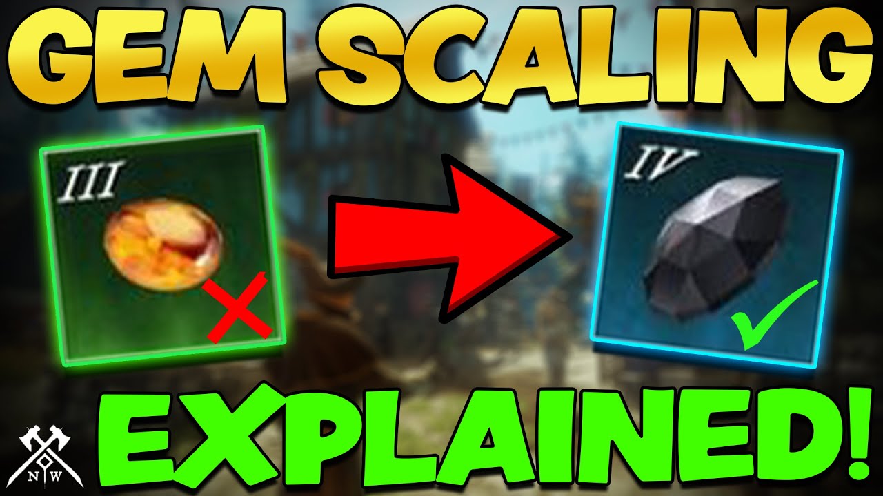 New World MMO Gem Scaling Explained! New World Elemental Gems Are