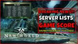New World News: Server Lists, Game Sound Track, and Game Score