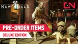 New World Pre-Order Bonus Deluxe Edition Items | How to Claim Isabella's Amulet, Woodsman Armor Skin