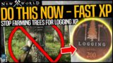 New World: SECRET ENEMY FOR FAST XP – STOP FARMING TREES – DO THIS NOW FOR INSANE LOGGING XP LVLS