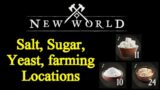 New World Salt, Sugar, and Yeast Locations Guide: Best Farming Spots