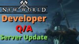 New World Server Transfer Update Developer Q/A Great Information!